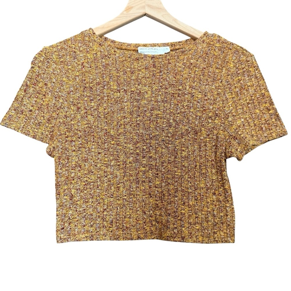 Urban Renewal | Urban Outfitters Recycled Blend Remnants Ribbed Space Dye Tee